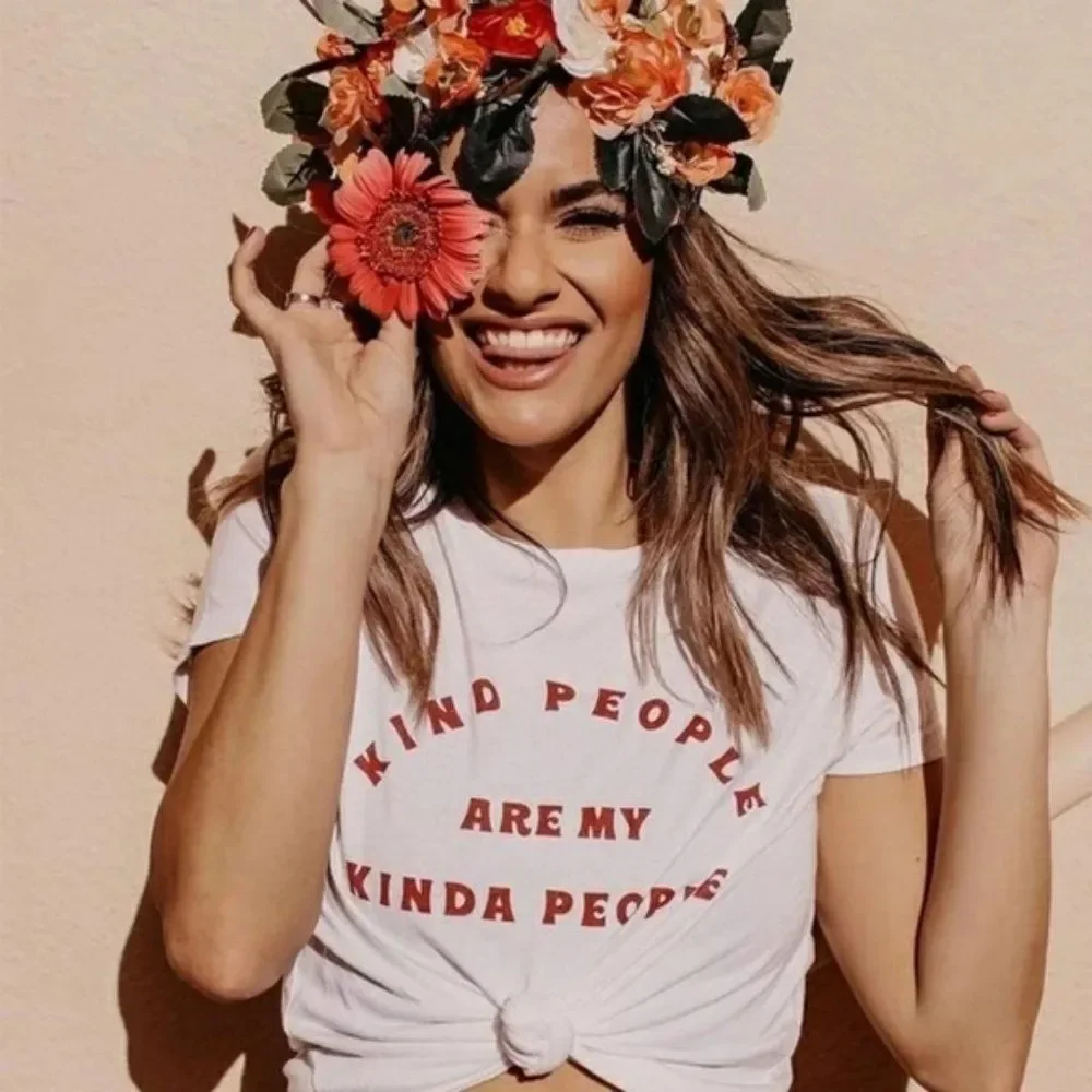 Kind People Soft Graphic Tee Shirt - Picture 1 of 4
